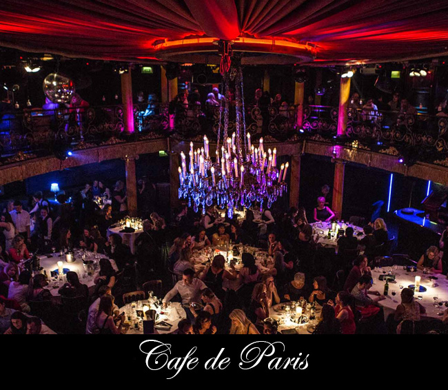 New Years Eve Party 2018 at Cafe de Paris London